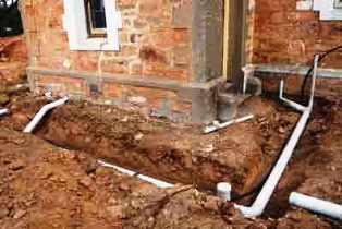 outside drainage Palmers Green